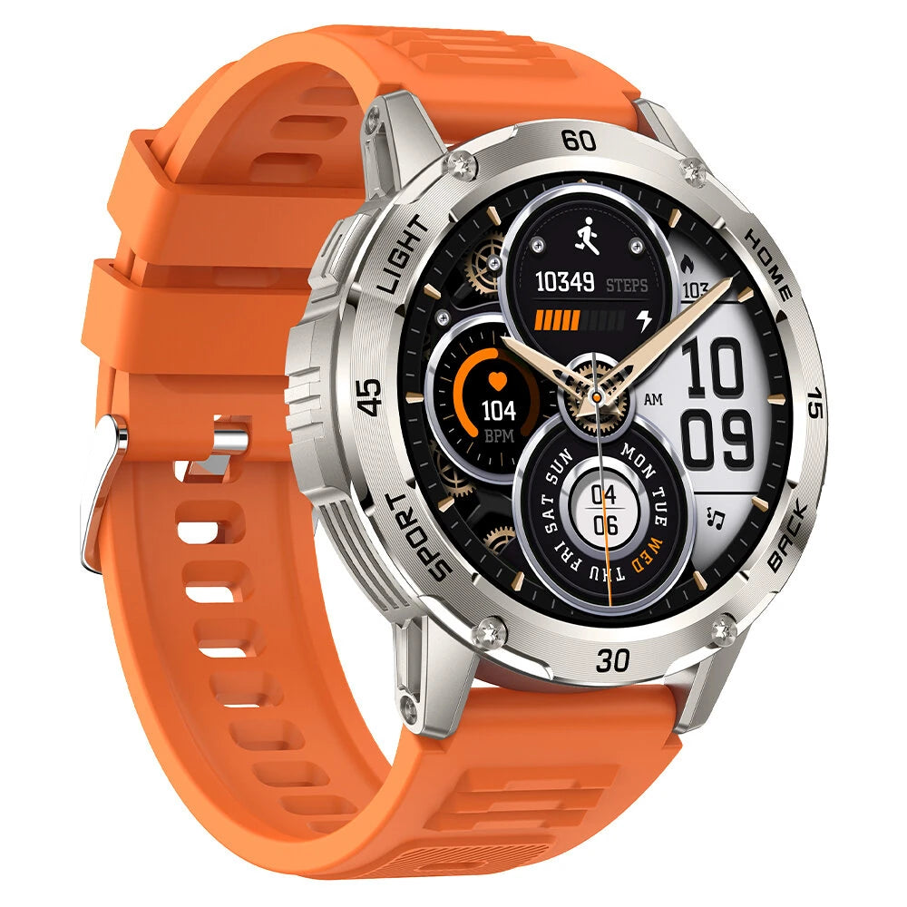 BlitzWolf® BW-AT7 Smart Watch – 1.53" Display, Bluetooth Calling, Health Monitoring, Multi-Sport Modes, IP68 Waterproof – Black - Buyme24seven