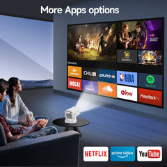 Magcubic HY310 Mini Projector Auto Focus 4K Native 1080P 260ANSI Android11 5W Speaker Air Mouse Voice Assistant Upgrated HY300 - Buyme24seven