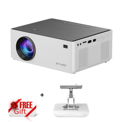 BlitzWolf® BW-V8 FHD Projector – 480 ANSI Lumens, Android 11.0, 4K Decoding, 4D Keystone, Dual 5G WiFi, Digital Zoom, Portable Home Theater – Only Projector - Buyme24seven