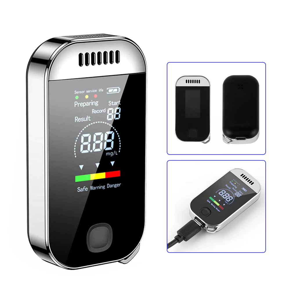 Professional LCD Digital Breath-Alcohol Tester Portable Breathalyser Self Analyzer - Buyme24seven