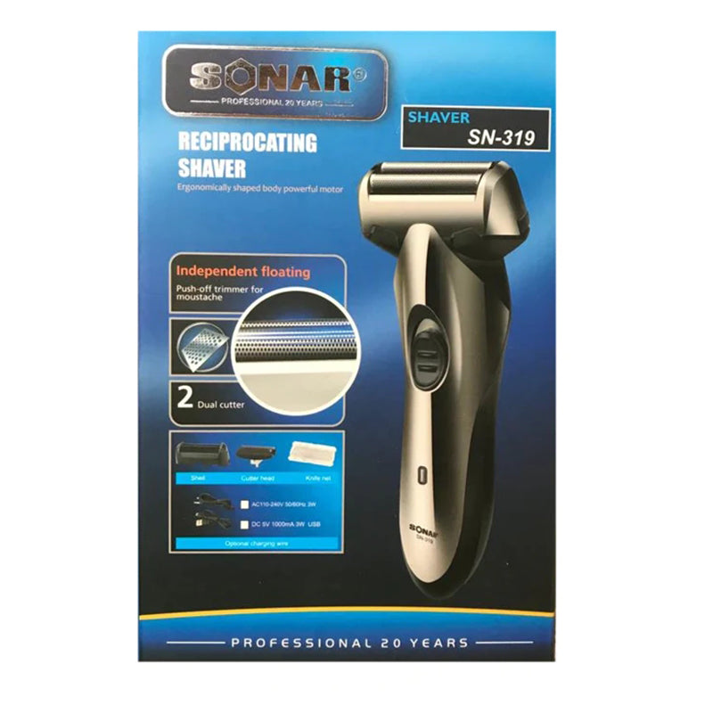 Electrical Dual Cutter Cordless Shaver Rechargeable Razor with Micro-USB Charging for Men - Buyme24seven