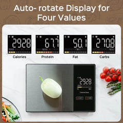 5kg Kitchen Food Scale, Smart Food Calorie Scale Kitchen Cooking Baking Scales, Stainless Steel Nutrition Scale with Free App - Buyme24seven