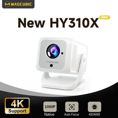 Magcubic HY310X 4K Mini Projector With Full HD 1080P 420ANSI Android 11 Auto Focus Keystone for Outdoor Theater Stand Projector - Buyme24seven