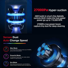Wireless Handheld Vacuum Cleaner VC205,27000PA Suction,Smart Dust Sensor,Touch Screen,Portable Stick Cordless Vacuum for Home - Buyme24seven