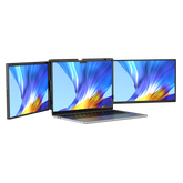 UStation Z 14 - Tri Screen Laptop Monitor Extender Triple Display Portable Workstation - Buyme24seven