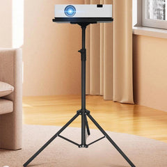 BlitzWolf® BW-VF5 Adjustable Projector Stand Tripod – 89–156cm Height, 37×26.5cm Tray, Foldable Portable Mount – Black - Buyme24seven