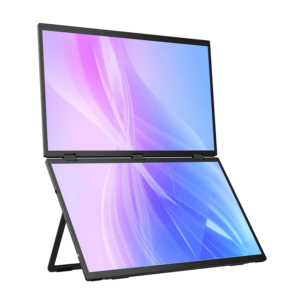 Delta Max Touch - Stacked Monitor Laptop Touch Dual Screen Folding 18 Inch - Buyme24seven