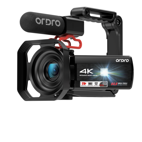 Ordro Z36 4K IR Night Vision Digital Camcorder: Best Budget  Vlogging  Camera for Entry-Level Photographers - Buyme24seven