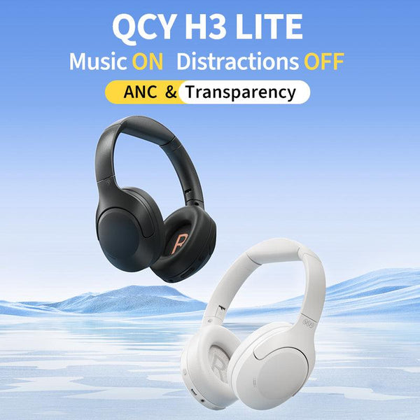 QCY H3 Lite ANC Wireless Headphones, 60H Playtime - Buyme24seven