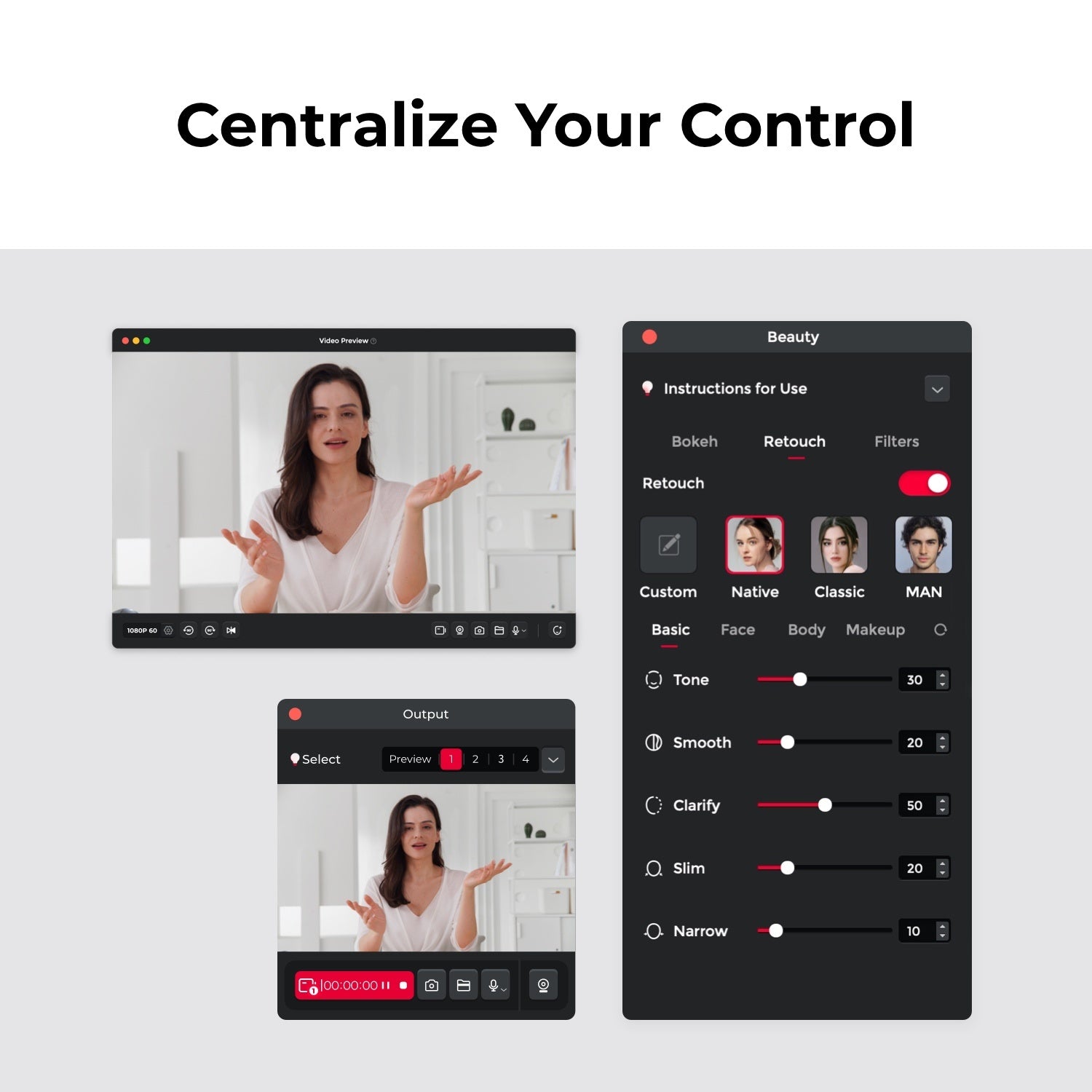 OBSBOT Meet SE AI-Powered Full HD Webcam – 1080p@100fps, Auto Framing, Gesture Control & Privacy Cover - Buyme24seven