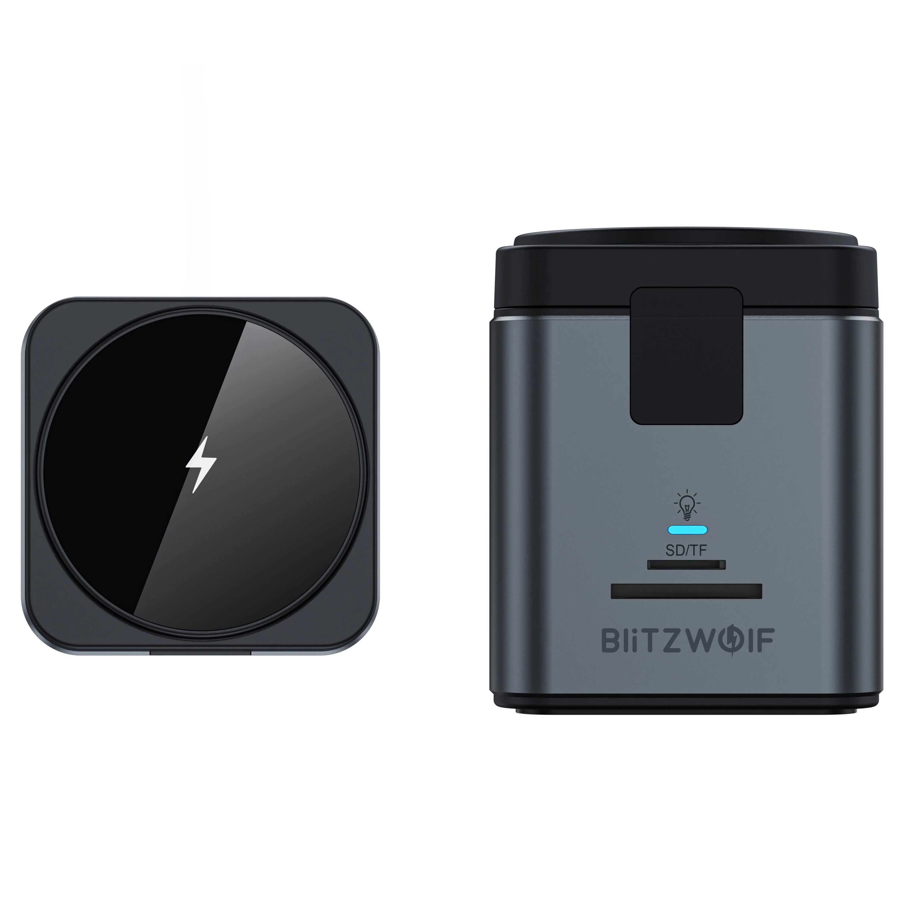 BlitzWolf® BW-TH17 9-in-1 Type-C Docking Station with 15W Wireless Charger & USB-C Hub - Buyme24seven