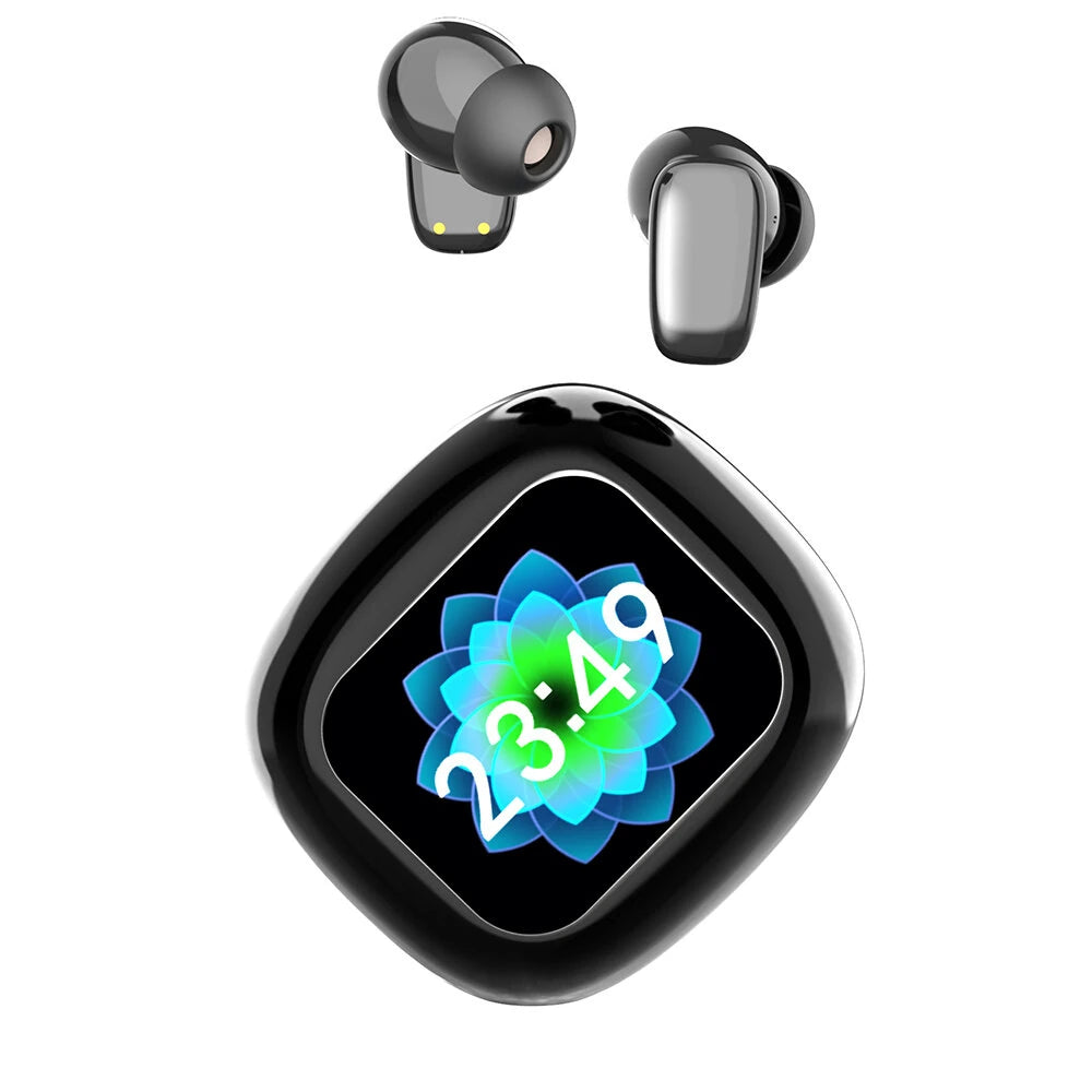 BlitzWolf® BW-FYE16 Plus TWS Earbuds with LED Touch Screen, ANC & TF Card Support - Buyme24seven