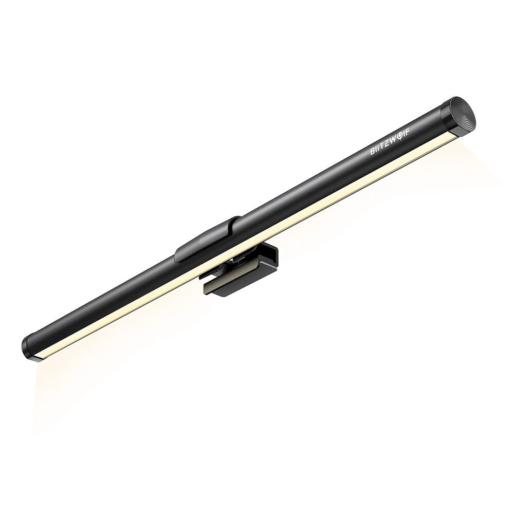 BlitzWolf® BW-CML2 Air Monitor Light Bar – Touch Control, Eye Protection, Adjustable Color Temperature, Anti-Glare USB e-Reading Lamp for Home & Office - Buyme24seven