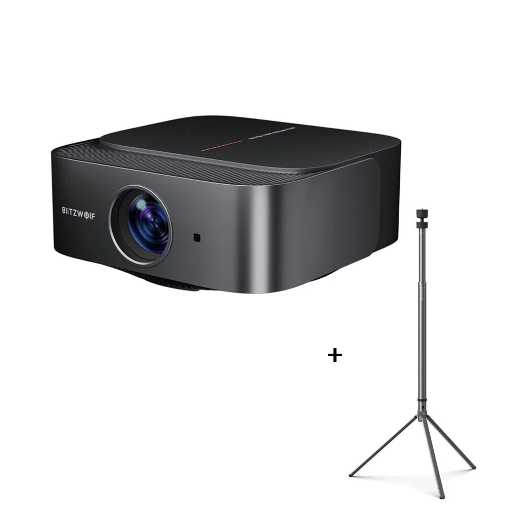 BlitzWolf® V10 LCD Projector – 3" Display, 120" Screen, 5G WiFi, Dual Bluetooth 5.3, Electric Focus, Keystone Correction, Home & Outdoor Theater – US Plug - Buyme24seven