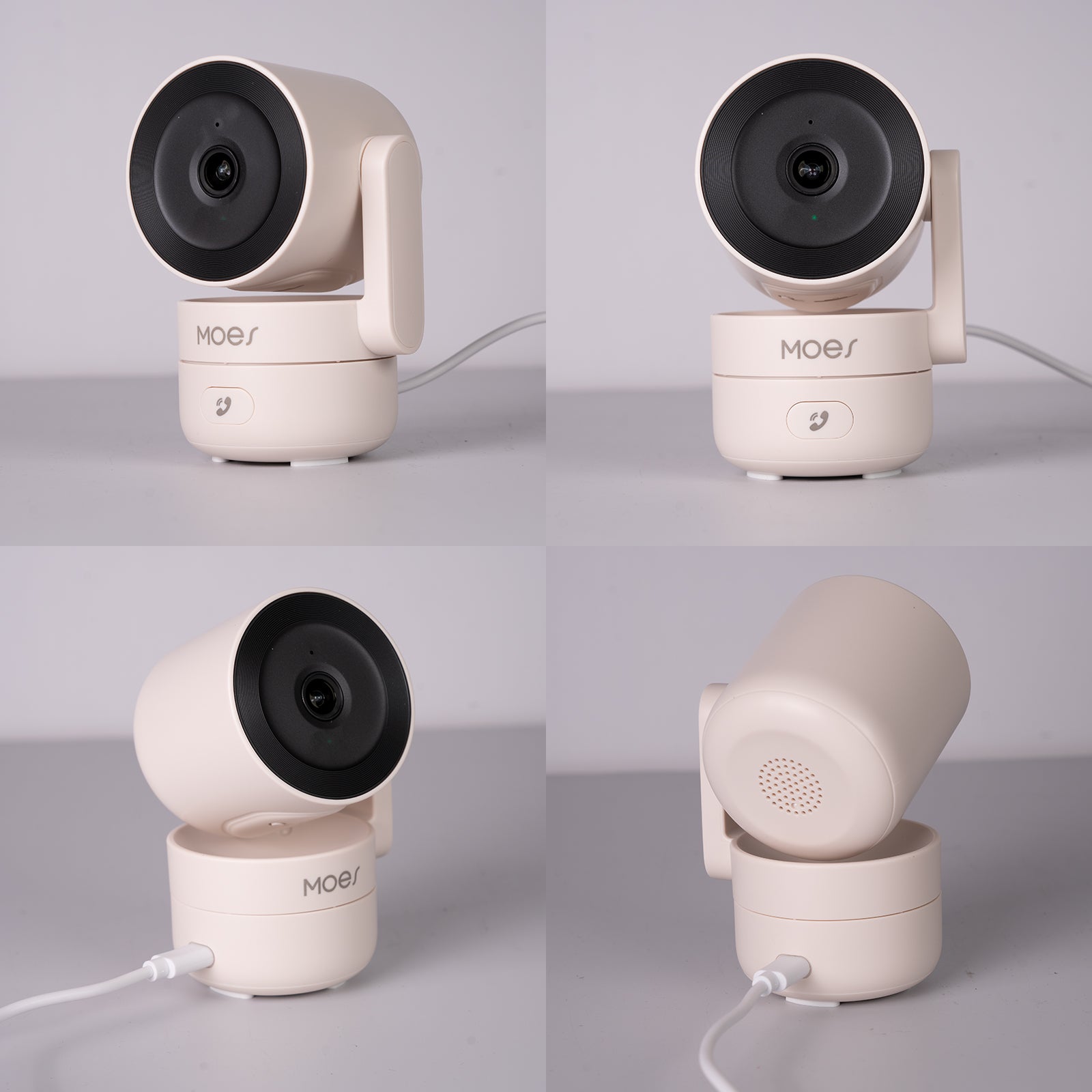 MOES Tuya Wi-Fi 6 Smart Indoor 4MP HD Security Pan/Tilt Camera Motion Tracking & Sound Detection Infrared Night Vision Monitor - Buyme24seven