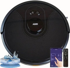 ABIR X8 Robot Vacuum Cleaner ,Laser System, Multiple Floors Maps, Zone Cleaning,Restricted Area Setting for Home Carpet Cleaning - Buyme24seven