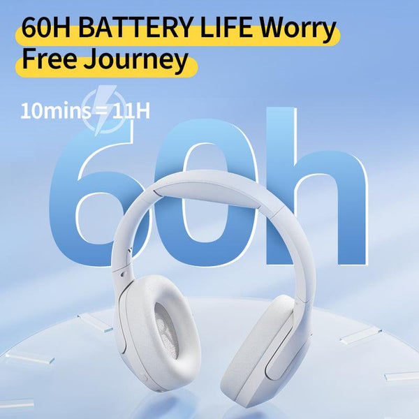QCY H3 Lite ANC Wireless Headphones, 60H Playtime - Buyme24seven