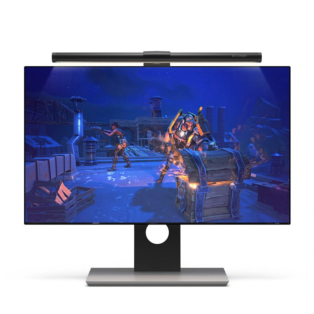 BlitzWolf® BW-CML2 RGB Gaming Monitor Light Bar – Dual Light Source, Adjustable Brightness & Color Temperature, USB Touch Control - Buyme24seven