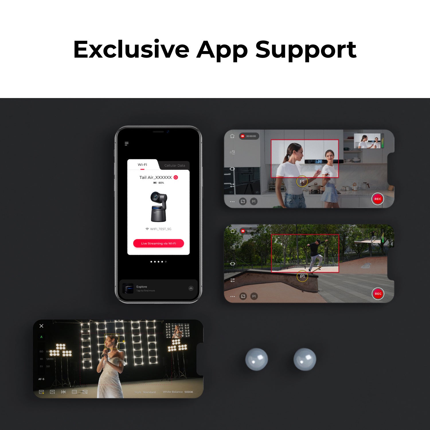 OBSBOT Tail Air – AI-Powered 4K PTZ Streaming Camera with Auto Tracking, NDI Connectivity & Multi-Cam Support - Buyme24seven