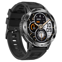 BlitzWolf® BW-AT7 Smart Watch – 1.53" Display, Bluetooth Calling, Health Monitoring, Multi-Sport Modes, IP68 Waterproof – Black - Buyme24seven