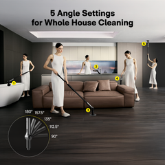 HOTO Flexi™ Cordless Spin Scrubber – Flexi-Clean Anywhere, Built to Power Through - Buyme24seven