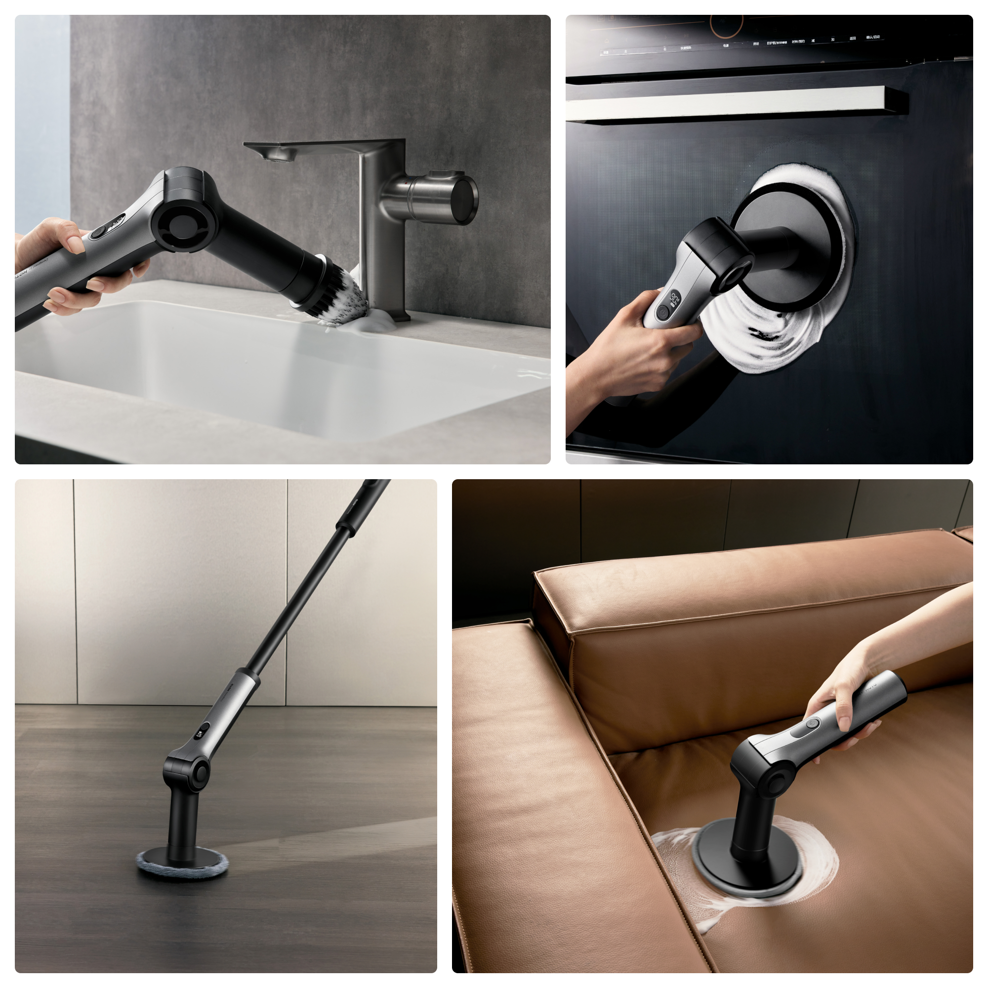 HOTO Flexi™ Cordless Spin Scrubber – Flexi-Clean Anywhere, Built to Power Through - Buyme24seven