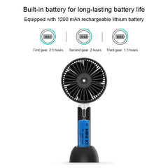 Summer Handheld Portable Mini Fan USB Rechargable Desktop Fan - Buyme24seven