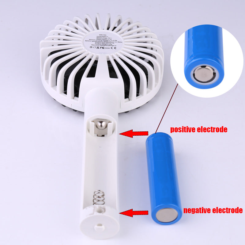 Summer Handheld Portable Mini Fan USB Rechargable Desktop Fan - Buyme24seven