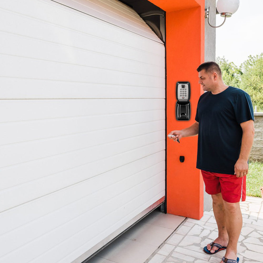 Wall Mounted Key Storage Box Key Combination Password Lock with Push Button - Buyme24seven