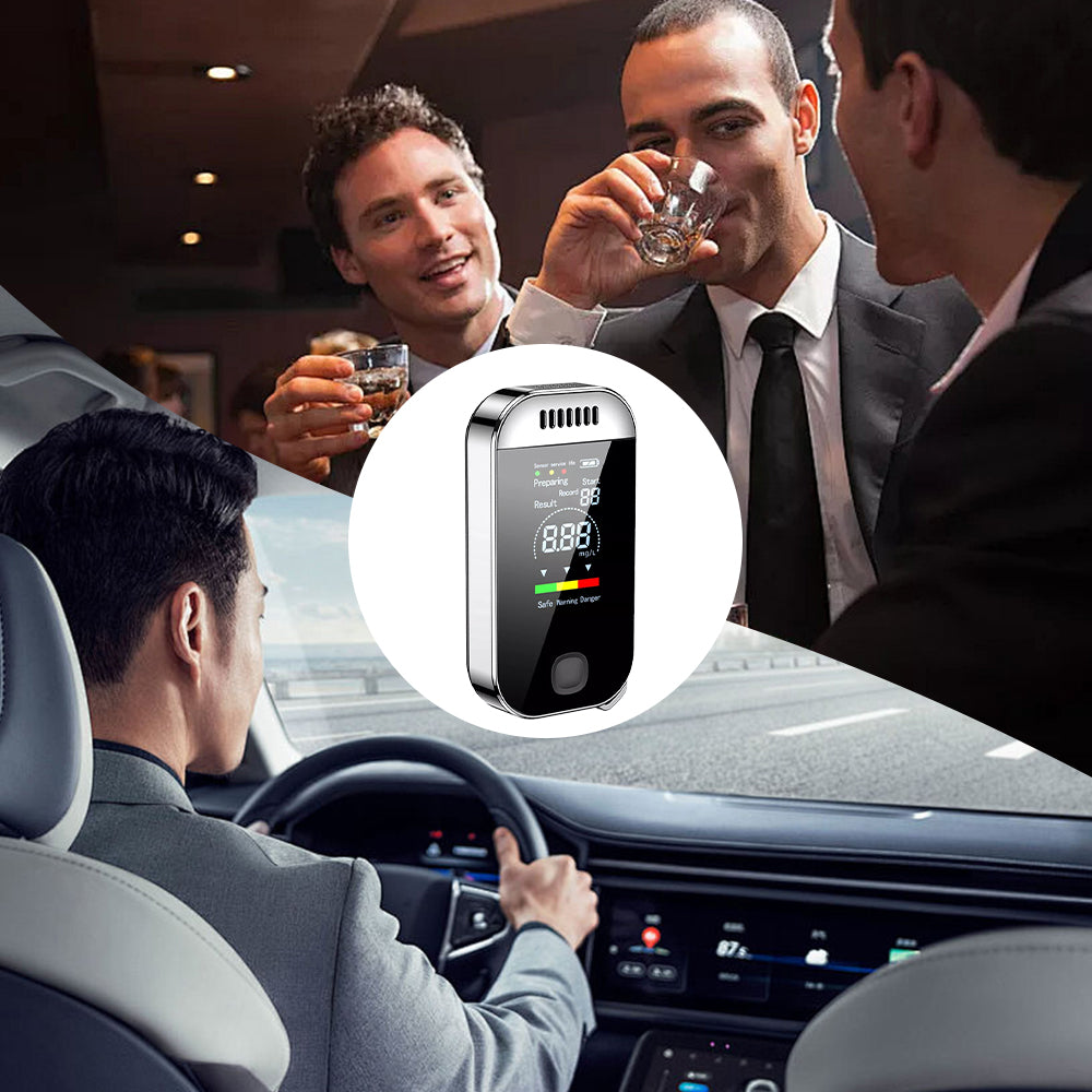 Professional LCD Digital Breath-Alcohol Tester Portable Breathalyser Self Analyzer - Buyme24seven