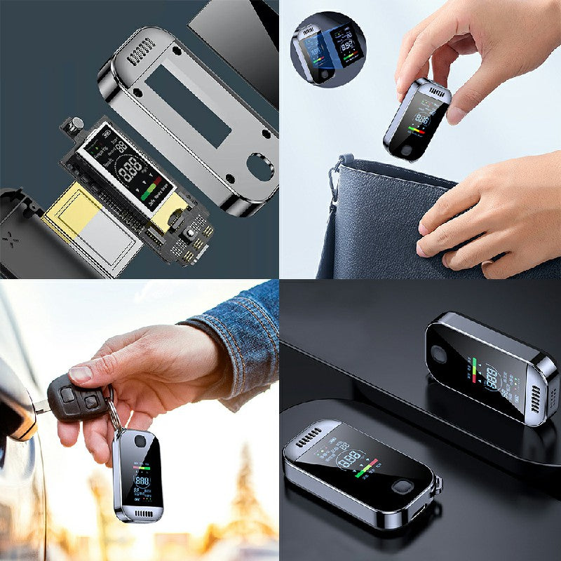 Professional LCD Digital Breath-Alcohol Tester Portable Breathalyser Self Analyzer - Buyme24seven