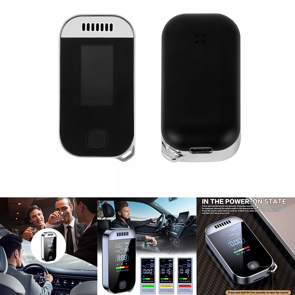 Professional LCD Digital Breath-Alcohol Tester Portable Breathalyser Self Analyzer - Buyme24seven