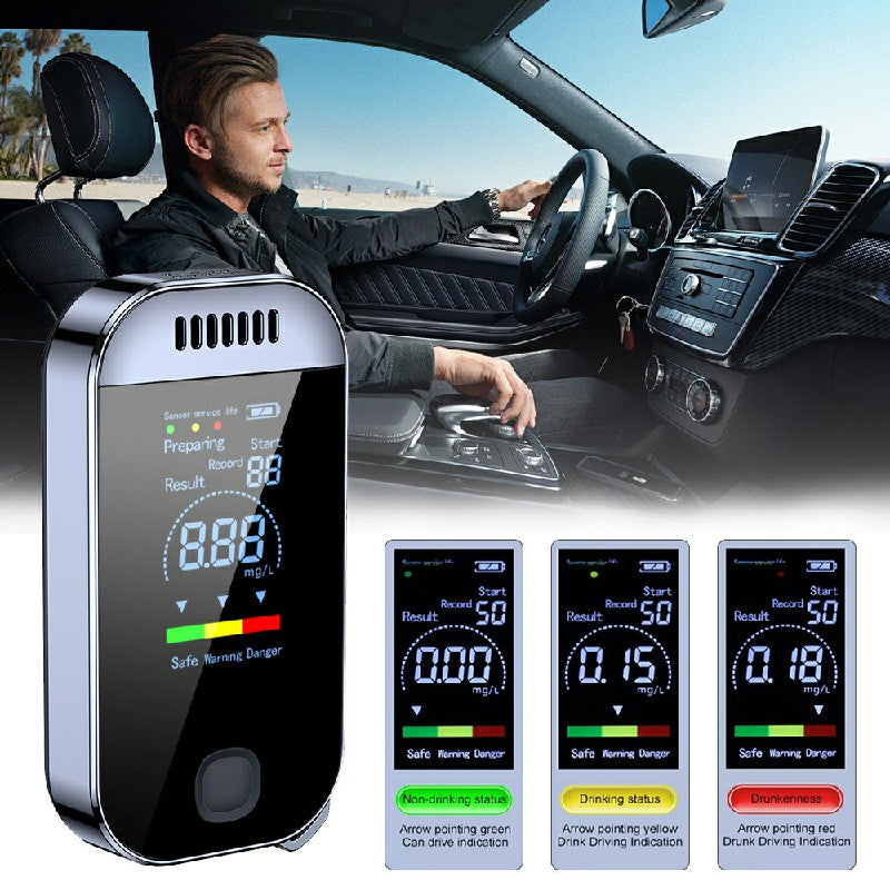 Professional LCD Digital Breath-Alcohol Tester Portable Breathalyser Self Analyzer - Buyme24seven
