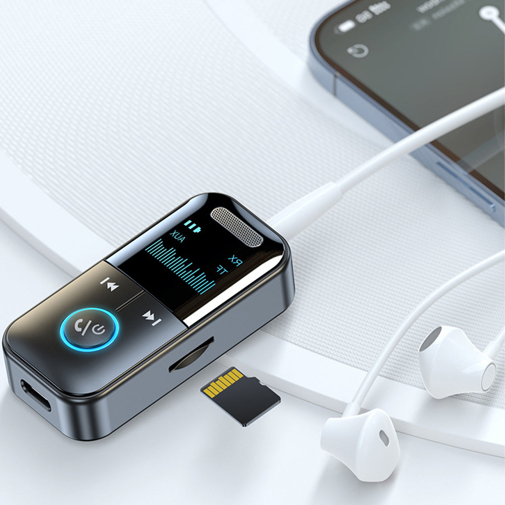 Bluetooth Audio Adapter Wireless Receiver Transmitter MP3 Player 3.5mm Aux for TV Car Headphones HiFi Speaker - Buyme24seven