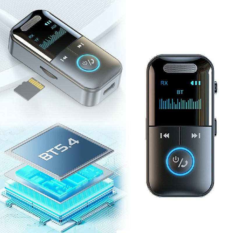 Bluetooth Audio Adapter Wireless Receiver Transmitter MP3 Player 3.5mm Aux for TV Car Headphones HiFi Speaker - Buyme24seven