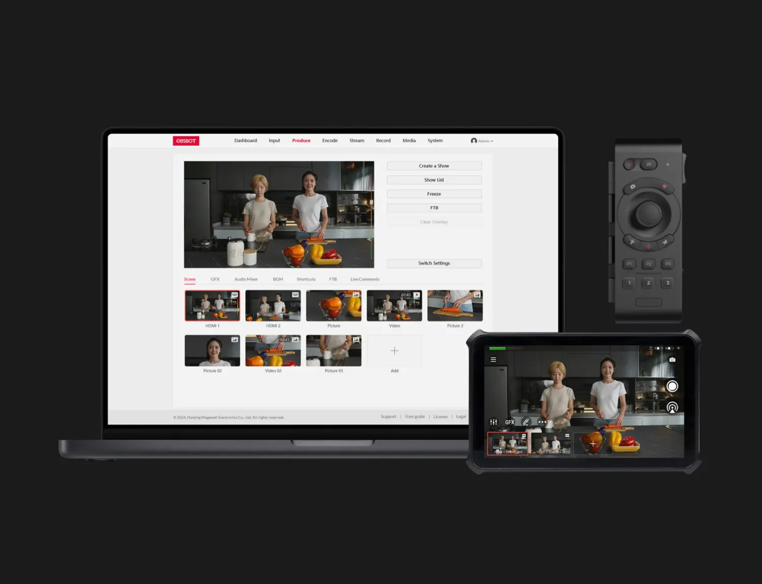 OBSBOT Talent Multi-Cam Live Streaming Studio - Buyme24seven