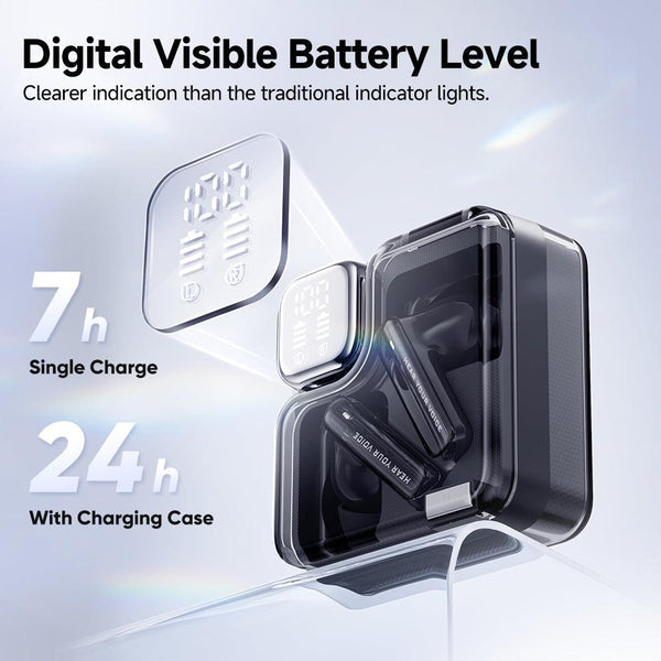 QCY MeloBuds Neo Wireless Earbuds, 24H Playtime, 68ms Low Latency - Buyme24seven