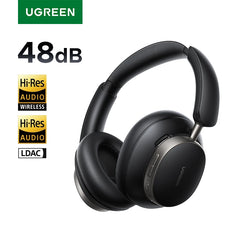 UGREEN Studio Pro 48dB ANC Wireless Headphones Over Ear Bluetooth Earphones Active Noise Cancellation Hi-Res LDAC 120h Playtime - Buyme24seven