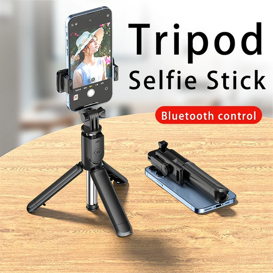 Mini Bluetooth Selfie Stick Tripod with Remote for Smartphones