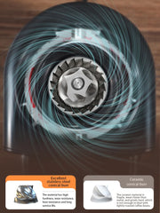 HiBREW Automatic Burr Mill Electric Coffee Grinder with 31 Gears for Espresso American Coffee Pour Over Visual Bean Storage G3 - Buyme24seven