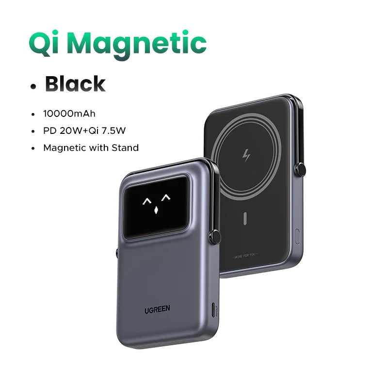 UGREEN Uno 20W Qi2 10000mAh Power Bank Magnetic Portable Wireless Fast Charging PowerBank for MagSafe for iPhone 16 Pro Max - Buyme24seven