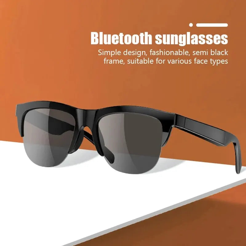 Bluetooth Glasses with HD UV Protection & Wireless Headset