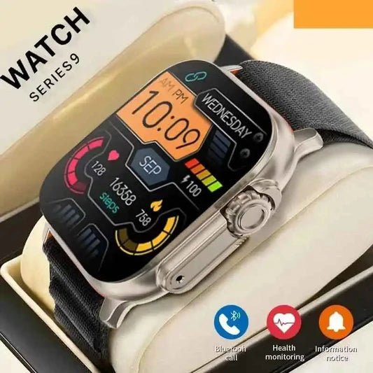 2024 LAXASFIT T900 Ultra Smartwatch with Health Monitor & BT Calls