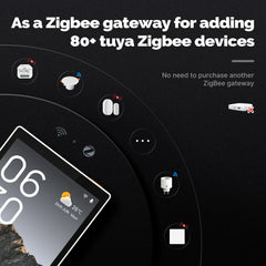 MOES Tuya Wifi Smart 5-inch Touch Screen US Center Control Panel Voice Control Alexa And ZigBee Gateway Built-in Scene Control - Buyme24seven