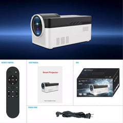 Magcubic 8K HY450 Projector HY-450 smart Android projector 900ANSI Ultra Short Throw indoor outdoor Allwinner H716 BT5.4 Auto Offset Electronic Focus WIFI6 Dual speaker home theater projector system home cenima