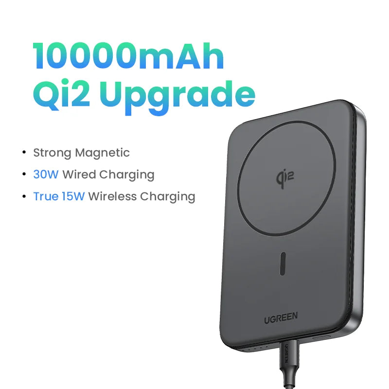 UGREEN PD20W Power Bank Magnetic 10000mAh Portable Wireless Fast Charging PowerBank for Magsafe for iPhone 15 Pro Max 16 Pro - Buyme24seven