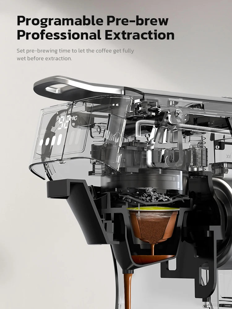 HiBREW 6in1 Capsule Coffee Machine Hot/Cold Multiple Espresso Cafetera Cappuccino Coffee Maker Dolce Gusto Nespresso Powder H1B - Buyme24seven