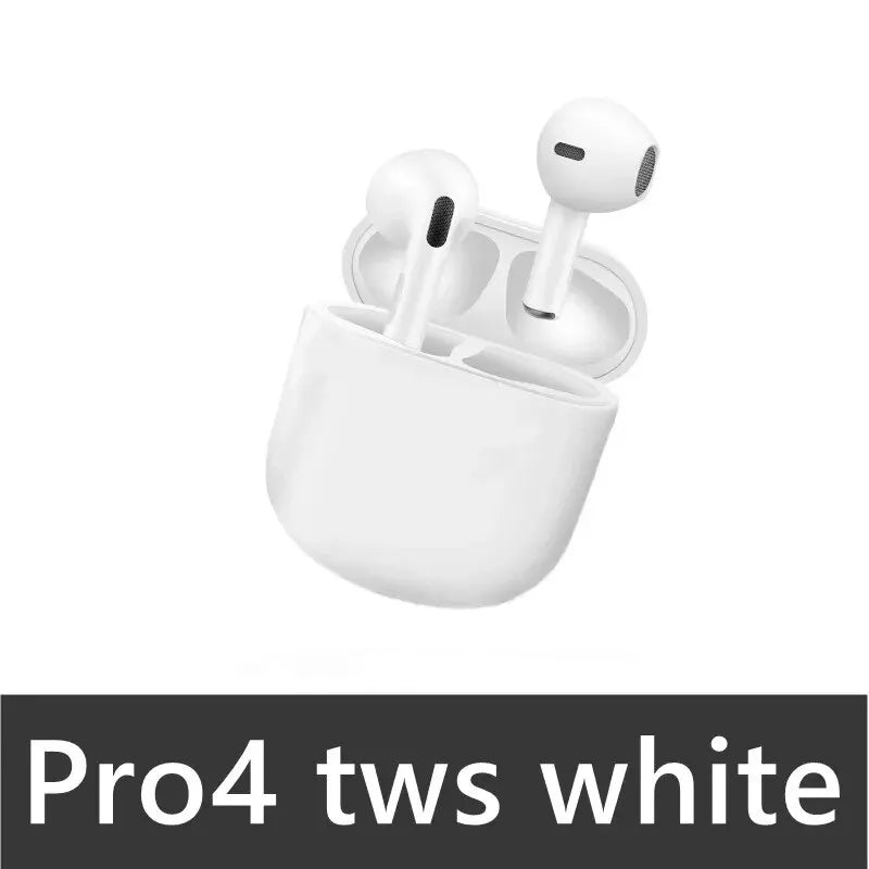 Pro4 TWS Bluetooth Earphones – HiFi Stereo Sound & Mic