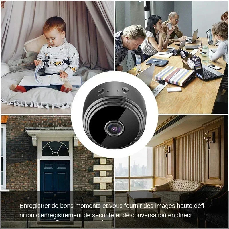 Mini Wireless Surveillance Camera for Smart Homes