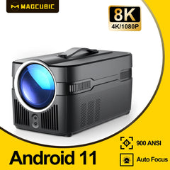 Magcubic HY450C 900ANSI Auto Focus Projector 8K 1080P Ultra Short Throw Allwinner H716 BT5.4 Auto Offset Home Theater Voice - Buyme24seven